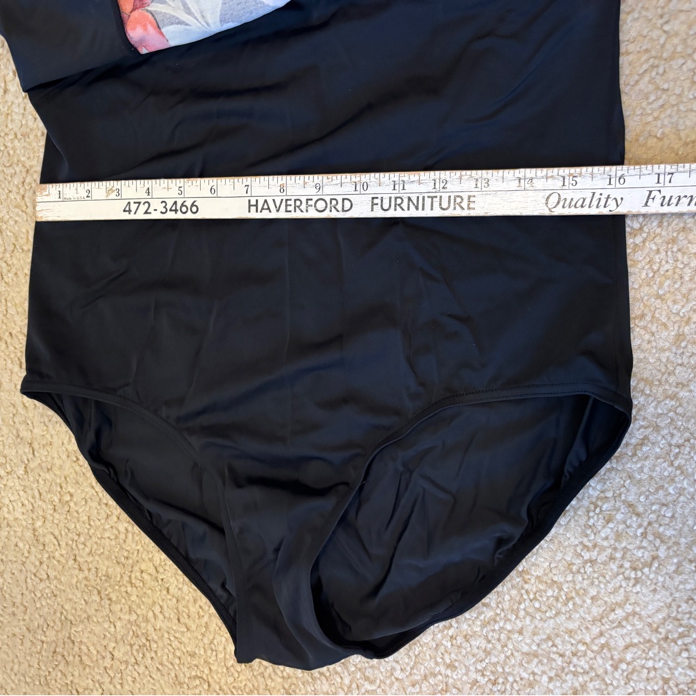 EUC A Shore Fit Floral & Animal Print One Piece Swim Dress | Women’s Plus 18W - Picture 14 of 16